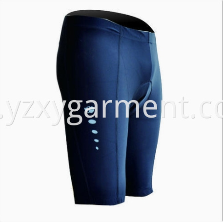 Stylish blue sports shorts suitable for riding